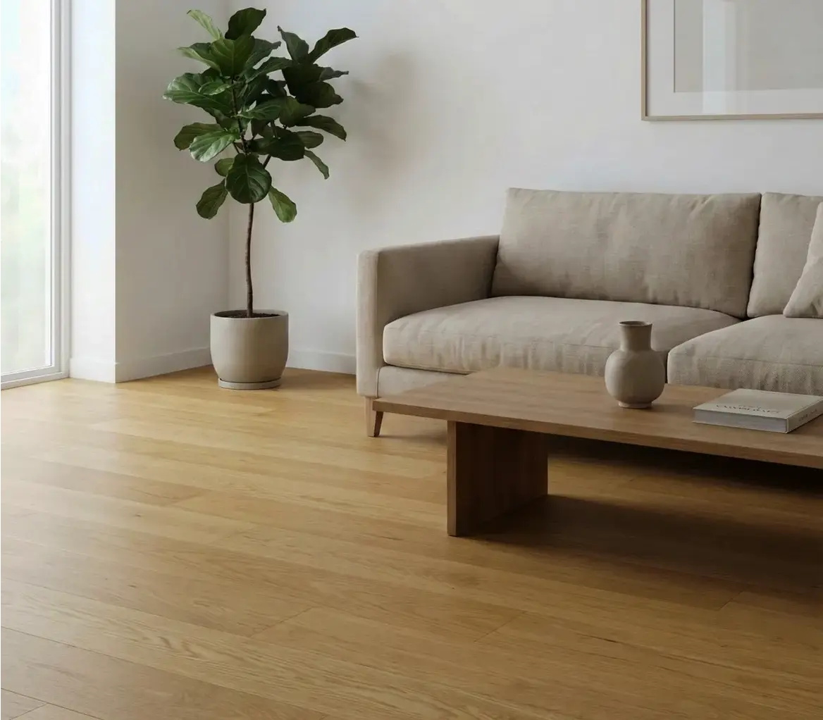 Room with 'Jangal Miele' flooring